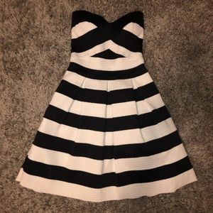 Strapless bandage dress